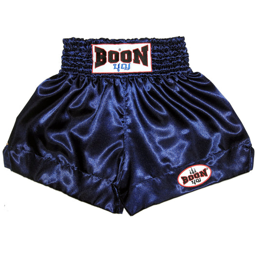 BOON - MT01NB - Muay Thai Shorts NAVY BLUE