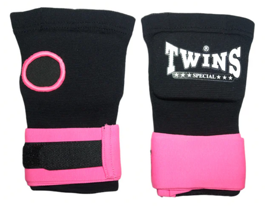 TWINS - Quick Handwraps - Black/Pink