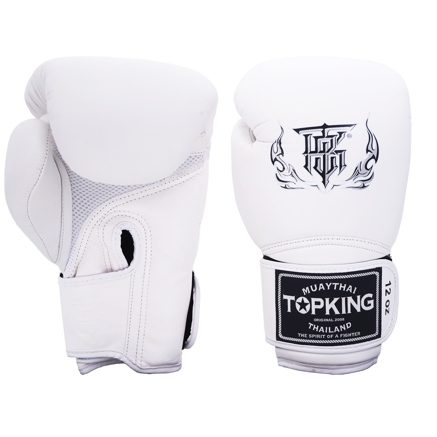 TOP KING - Boxing Gloves - SUPER AIR - White
