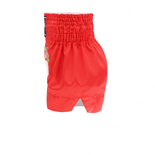Top King Thai boxing shorts 203 red front view – Sydney