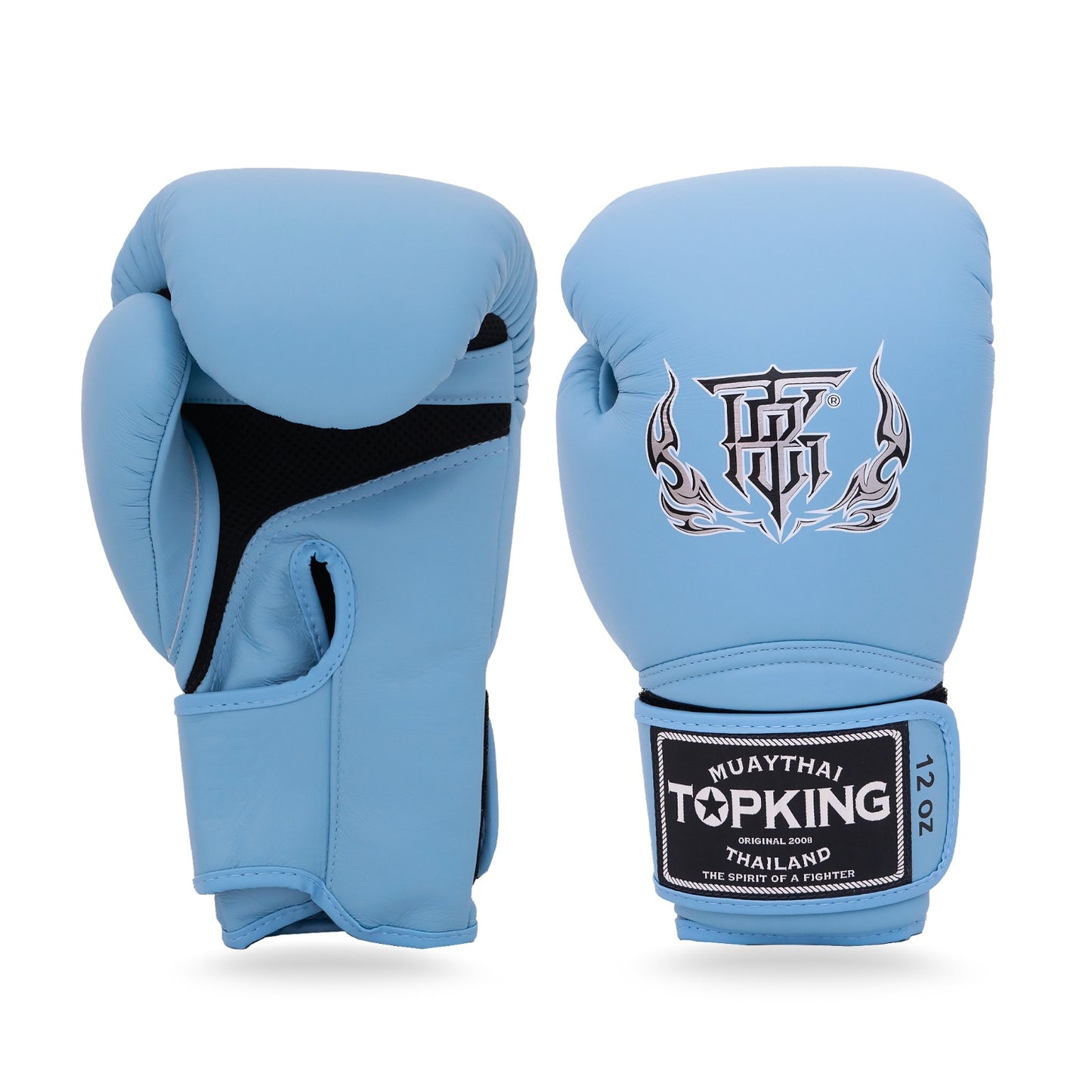 TOP KING - Boxing Gloves - SUPER AIR SINGLE TONE - Light Blue