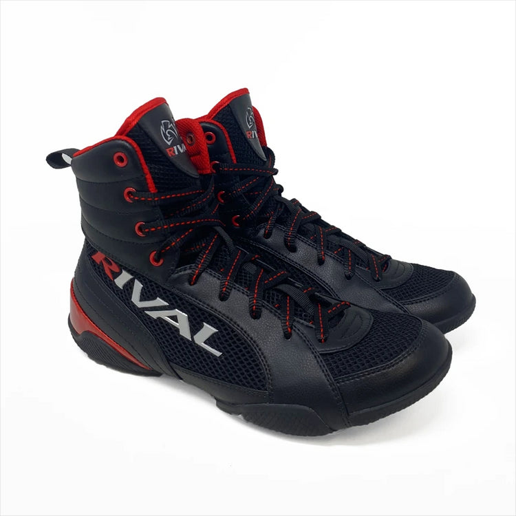 Rival RSX-Guerrero Deluxe Boxing Boots - Black/Red