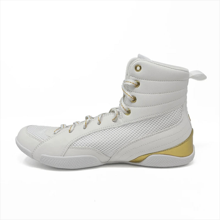 Rival RSX-Guerrero Deluxe Boxing Boots - White/Gold