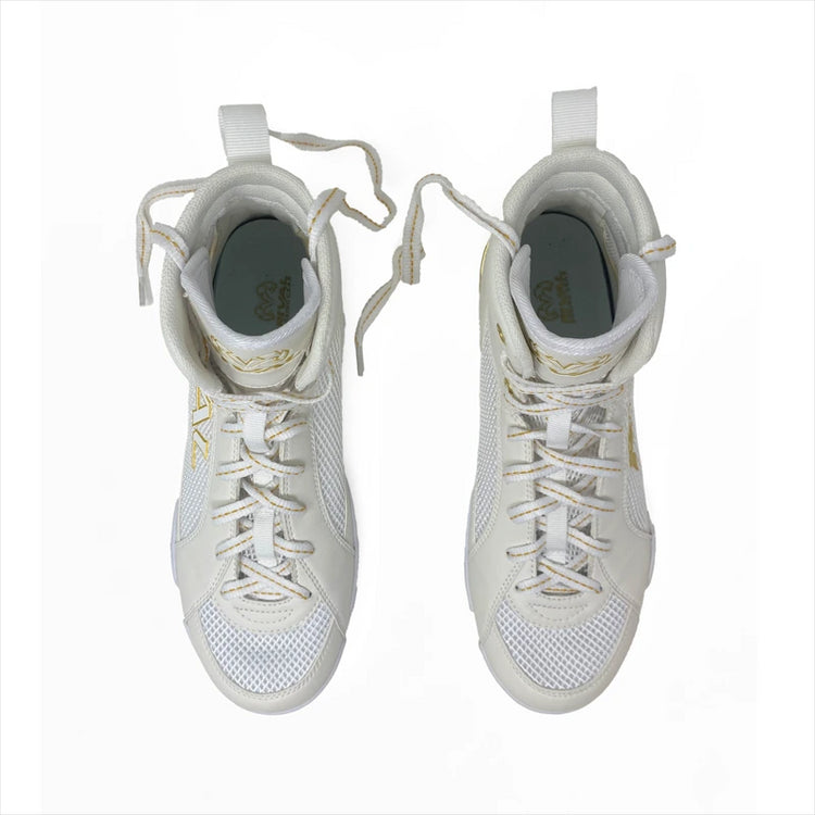 Rival RSX-Guerrero Deluxe Boxing Boots - White/Gold