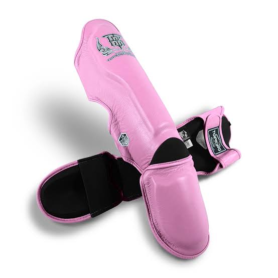 Top King Shin Guard Pink – Premium Muay Thai shin protection for training and sparring