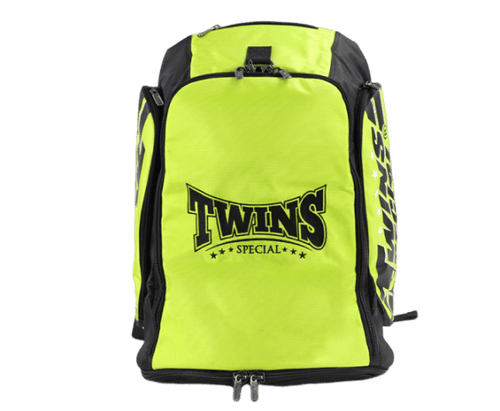 Twins BAG5 Green Gear Bag – front view with Twins Special logo and durable nylon build