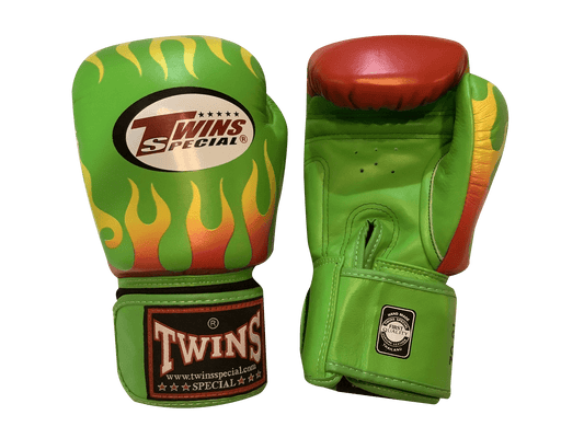 Twins Fancy Boxing Gloves Fire